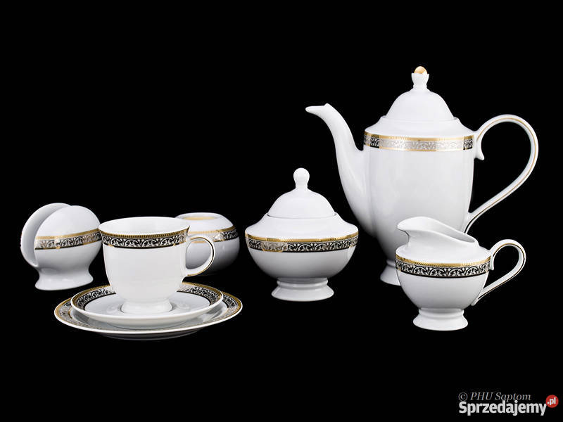 Serwis do kawy Monacco 12osobowy walbrzyska Porcelana i szkło Wałbrzych