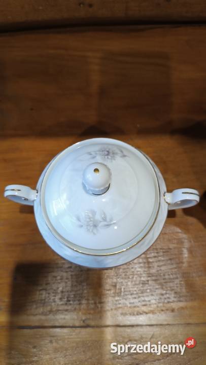 Cukiernica i mlecznik Paul Muller Selb biały Goleniów