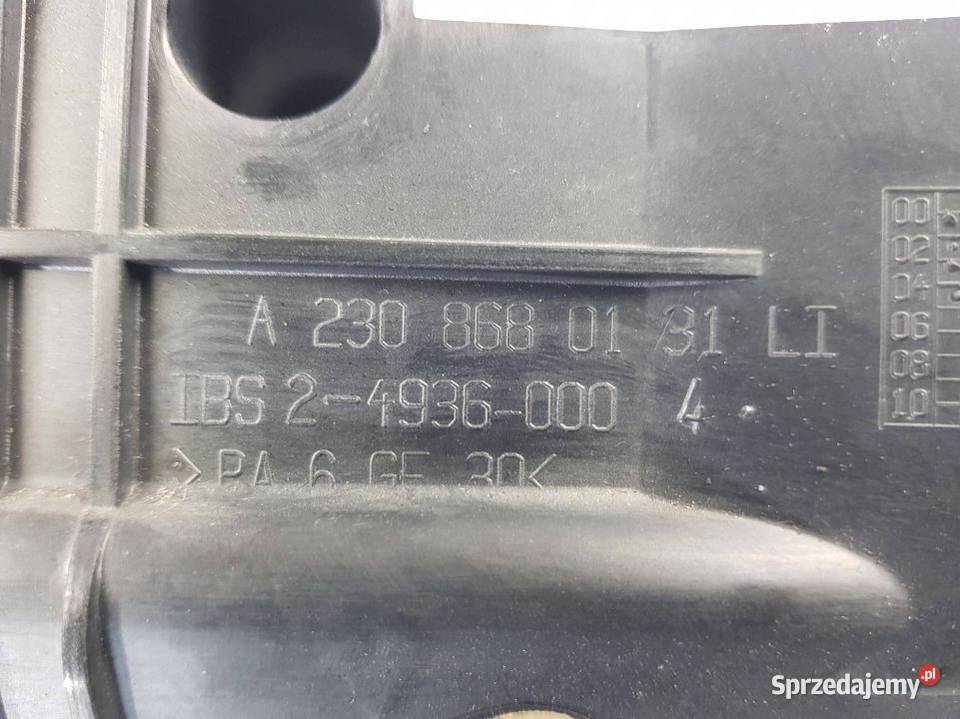 PAS NAPINACZ LEWY A2308680131 SL 350 R230 kujawsko-pomorskie Lipno