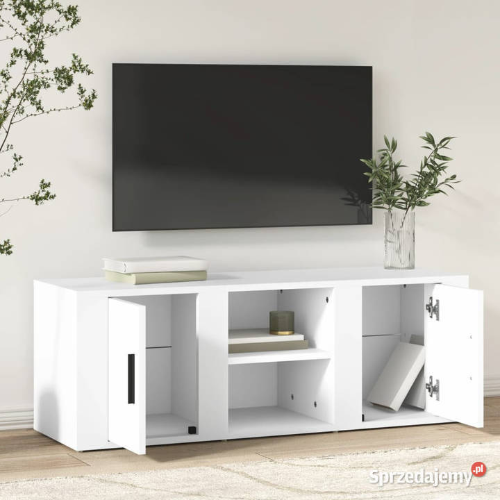 Szafka pod TV biała 100x315x35 materiał mazowieckie Warszawa sprzedam