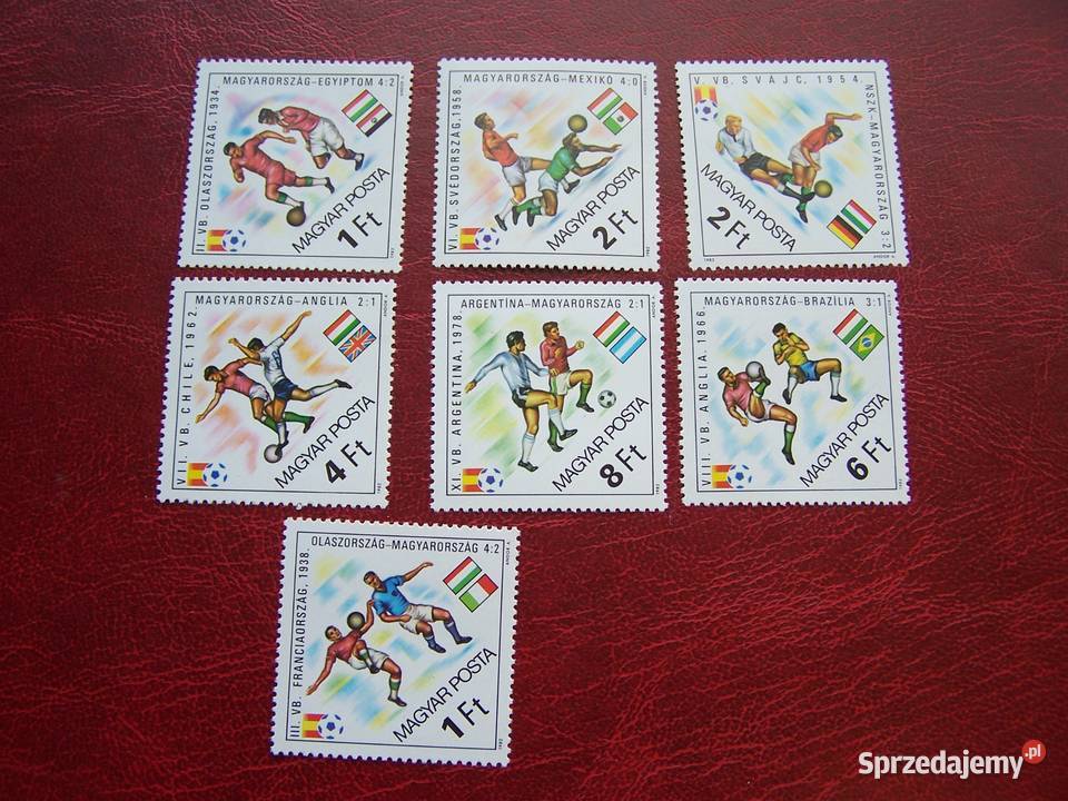 Węgry 1982 MNH Mi 353844 Sport Piłka nożna MŚ śląskie
