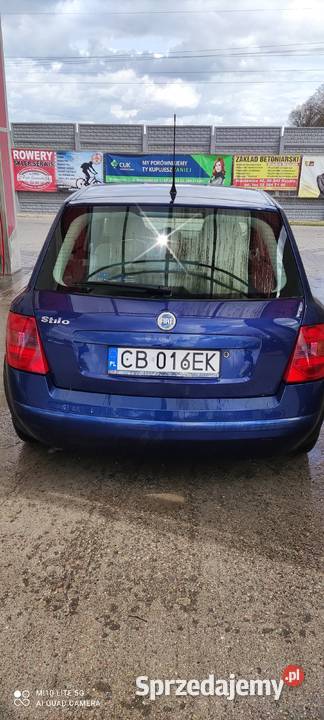 Fiat Stilo 14 benzyna w gazie granatowy Wągrowiec sprzedam