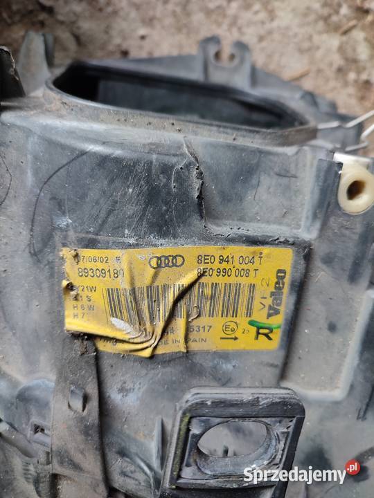 Lampy lampa Audi a4 b6 xenon lewa prawa kpl lampy przednie Oświetlenie Solec nad Wisłą sprzedam