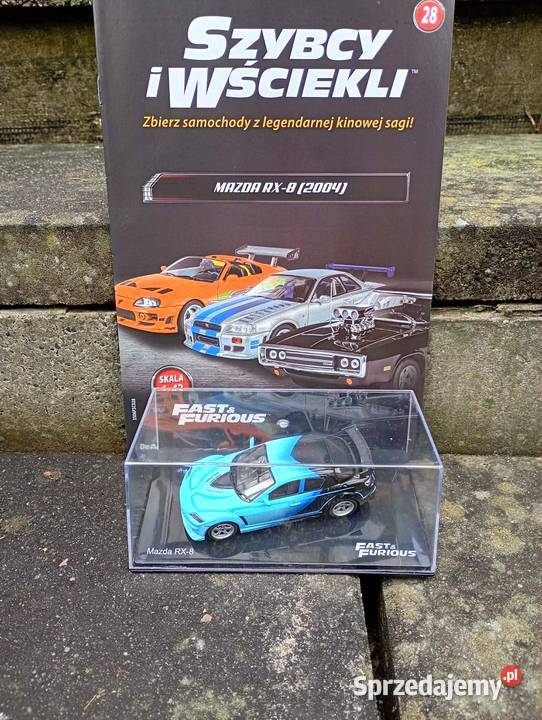 MAZDA RX8 fast furious deagostini 143 szybcy i Warszawa