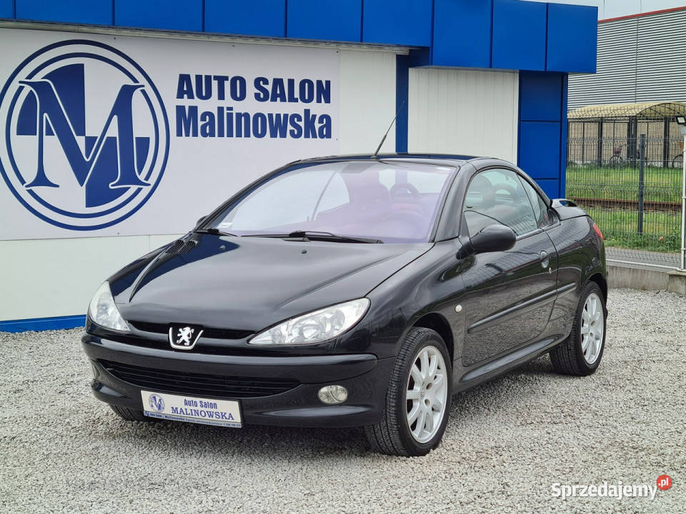 Peugeot 206 CC Klimatronik Skóra Grzane Fotele wielofunkcyjna kierownica Wągrowiec sprzedam