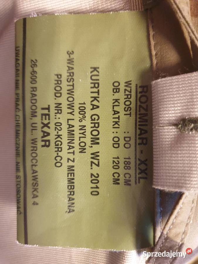 Mundur Wojskowy do szkoły mundurowej pełen Rozmiar XL