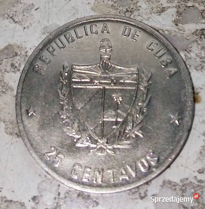 KUBA 25 CENTAVOS 1989 r HUMBOLT RZADKA ŁADNA Legionowo