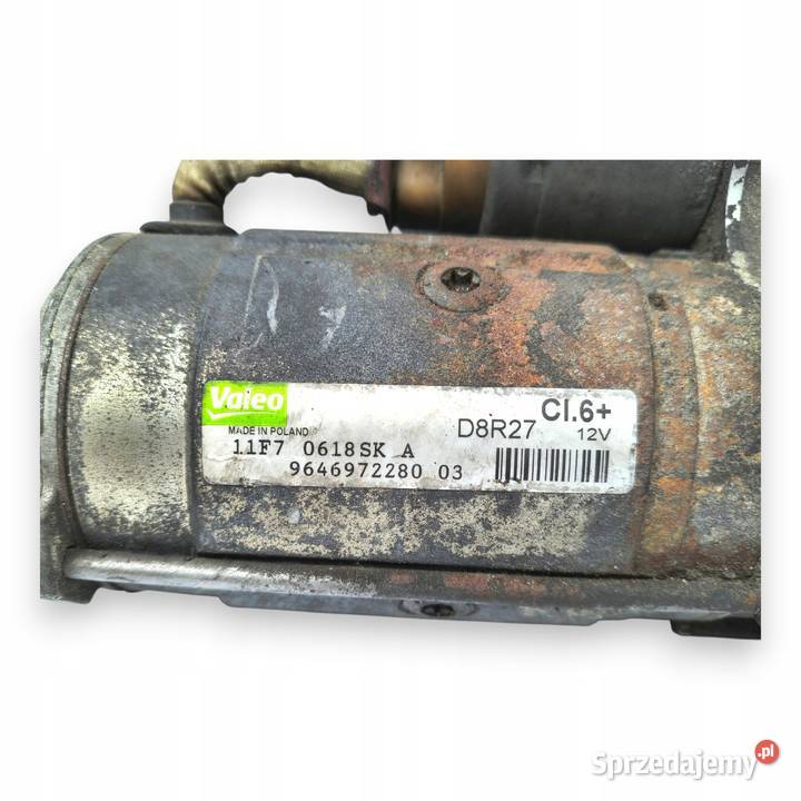 ROZRUSZNIK Peugeot 5008 20 HDi Valeo 9646972280 Części samochodowe Chełm