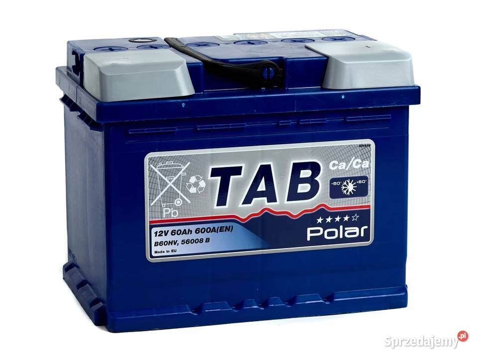 Akumulator TAB POLAR BLUE 60Ah 600A wysoki łódzkie Radomsko