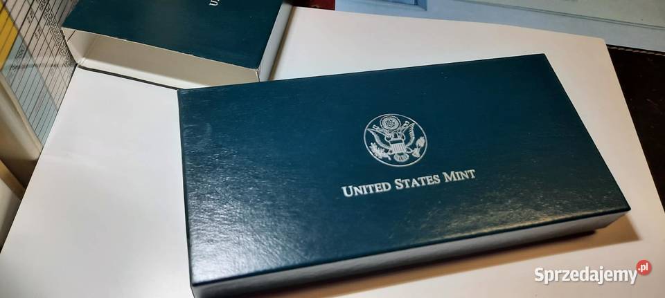 pudełko do monet dolarowych certyfikat