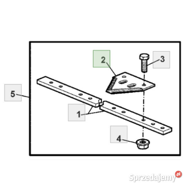 Z93077 Segment hedera średni karb John Deere mazowieckie