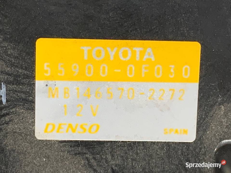 PANEL STEROWANIA NAWIEWU TOYOTA COROLLA E13 osobowe