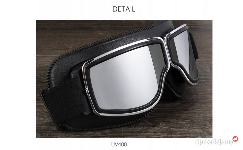 Gogle okulary do motocykla retro chopper Sosnowiec