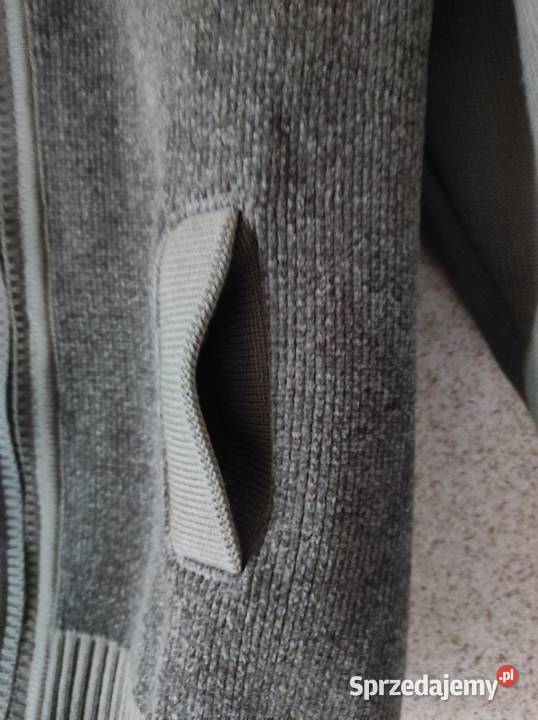 pulower sweter zasuwany z kieszeniami wełniany Kielce sprzedam