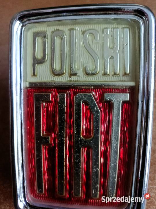 Emblemat POLSKI FIAT Fiat 126p NOWY PRL Tarnobrzeg sprzedam