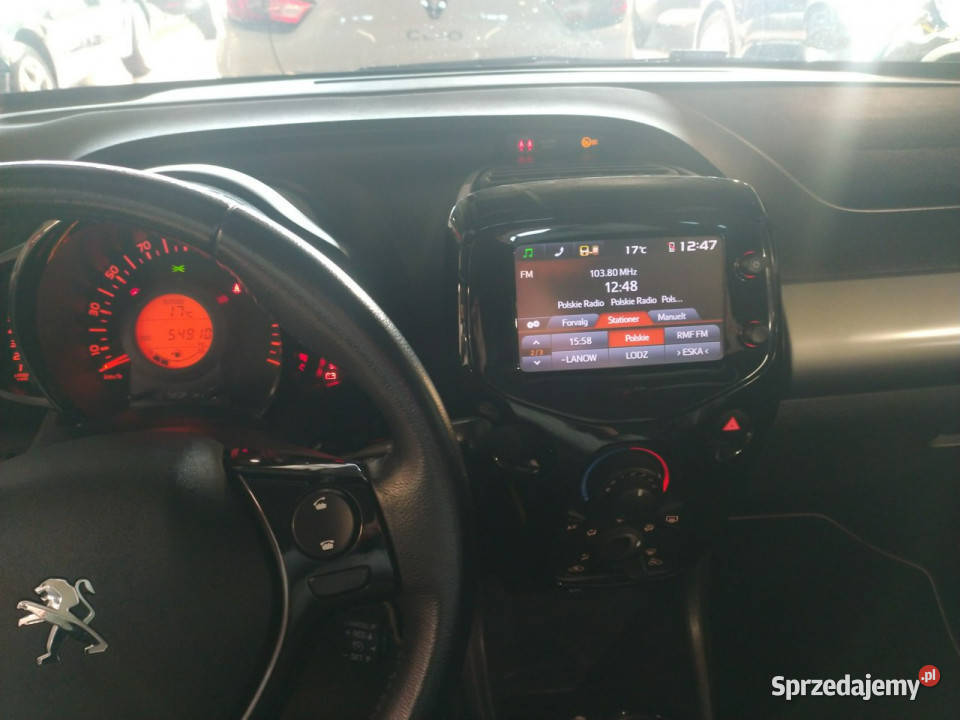 Peugeot 108 10 VTI 70 More Niski przebieg Stan elektryczne lusterka Łódź