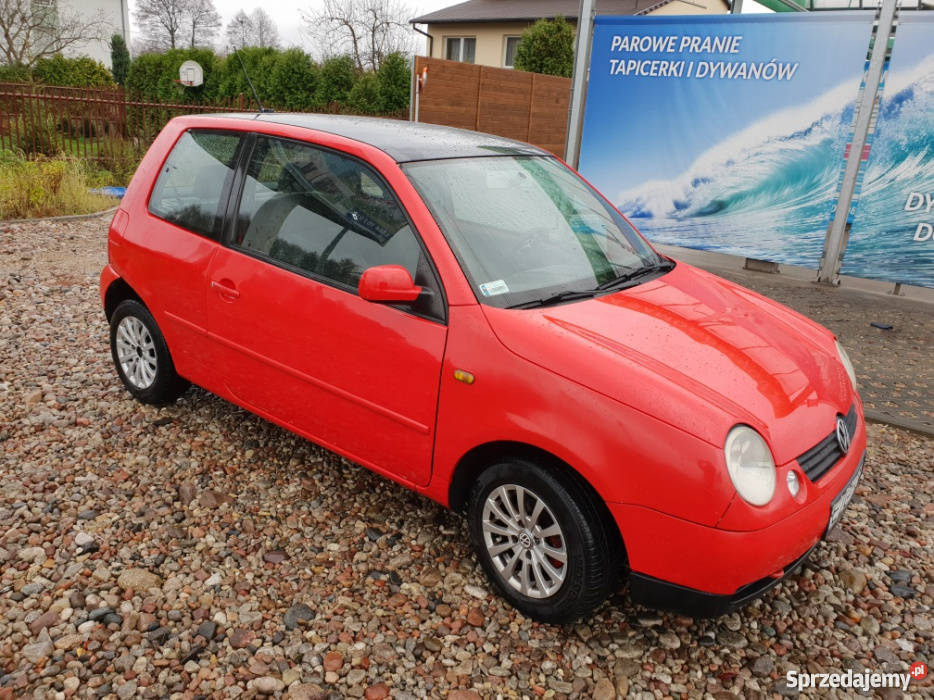 Volkswagen Lupo 2000r 10 Benzyna Navi Nowy czerwony Łódź