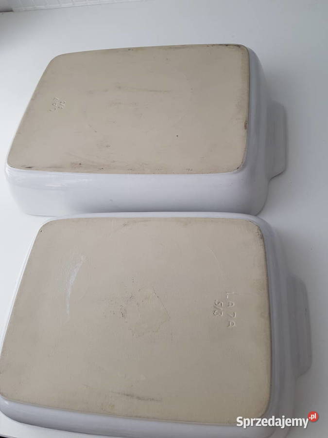 Zestaw 2 ceramicznych naczyń żaroodpornych Wyposażenie wnętrz Siemianowice Śląskie