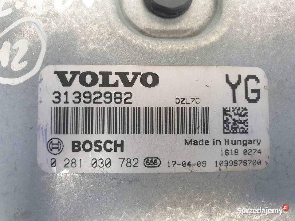 Volvo XC60 24 D5 STEROWNIK SILNIKA 31392982