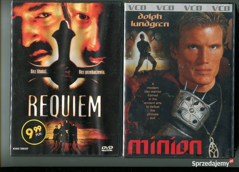 Minion i Requiem 2 filmy DVD Szczecin sprzedam