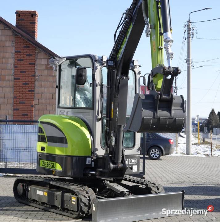 Minikoparka Zoomlion ZE36GU 38 t Zero Tail Swing Wrocław