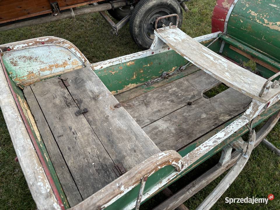 Zabytkowe oryginalne sanie Podlasie Lubelskie lubelskie Biłgoraj
