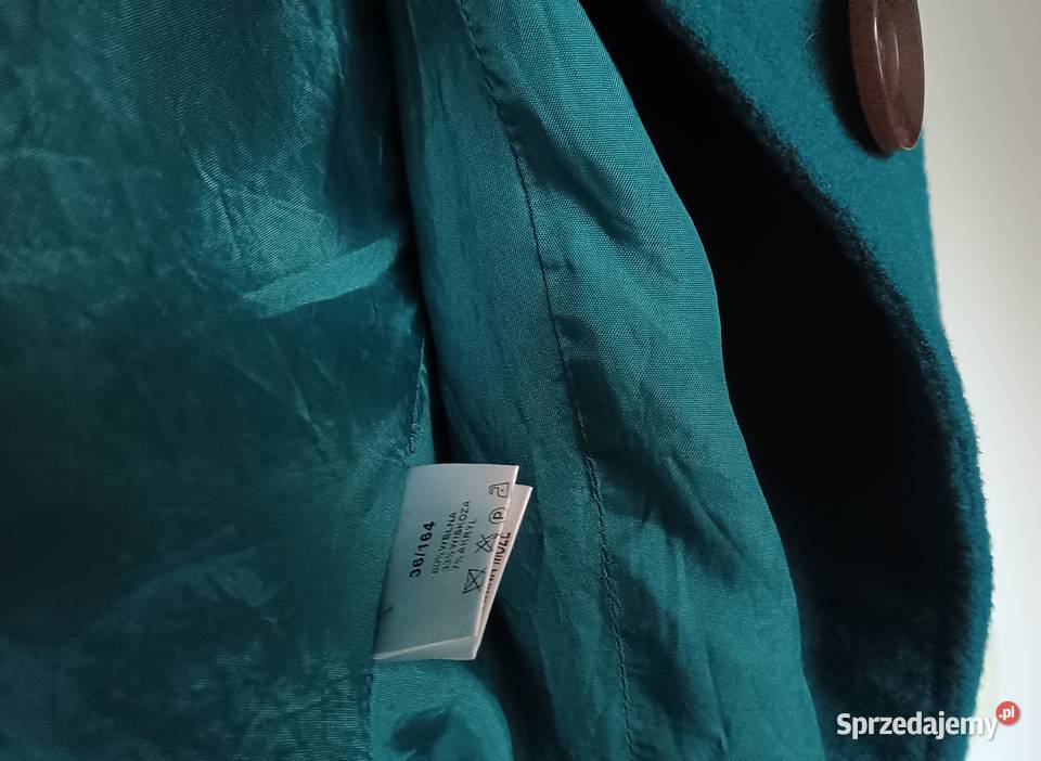 Płaszcz kurtka turkus Bolero Flauszowy 36164 Inny rodzaj Zbylitowska Góra