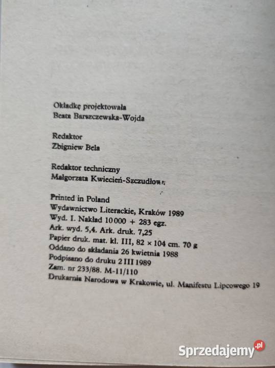 Paradis kąkolewski Krzysztof literatura piękna ISBN 9788375527162 Kielce