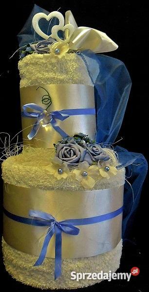 TORT z Ręczników Haft komputerowy Ręcznik z haft wielokolorowy wielkopolskie Poznań