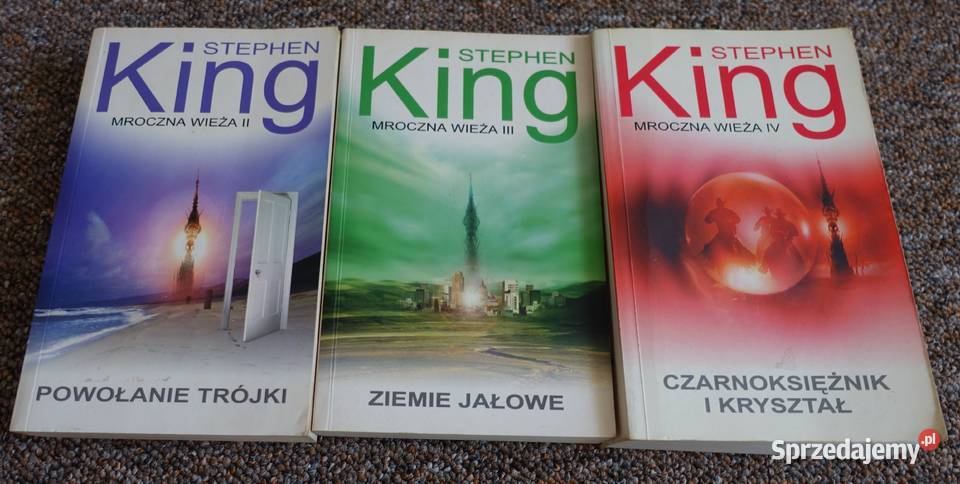 Stephen King Mroczna wieża tomy 234 Kętrzyn sprzedam