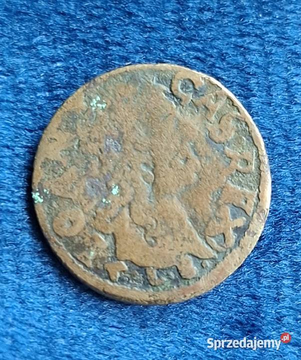 Szeląg litewski Jan II Kazimierz Waza Wilno 1665 Wejherowo