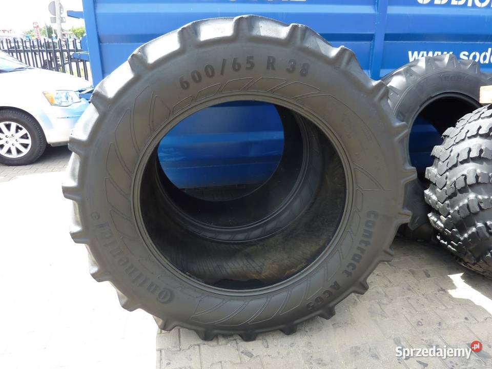 2x Opona używana rolnicza 60065R38 CONTINENTAL podlaskie Zaścianki