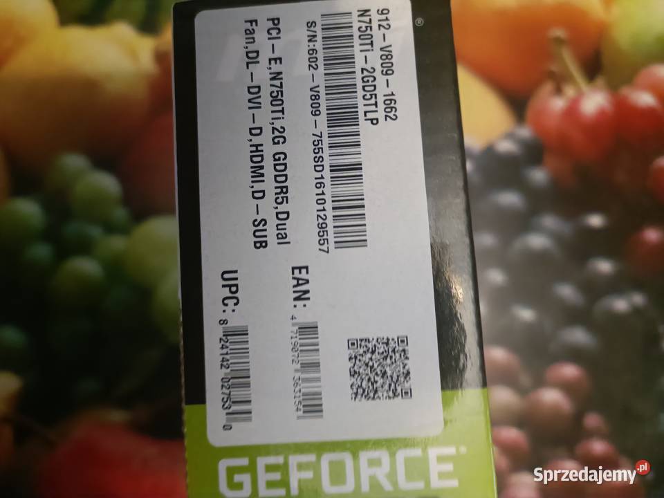 MSI NVIDIA GeForce GTX n750 ti Przypisówka sprzedam