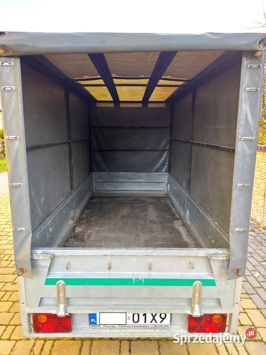 Przyczepa WIDPOL 265 x 127m DMC 1150 KAT B sprzedam