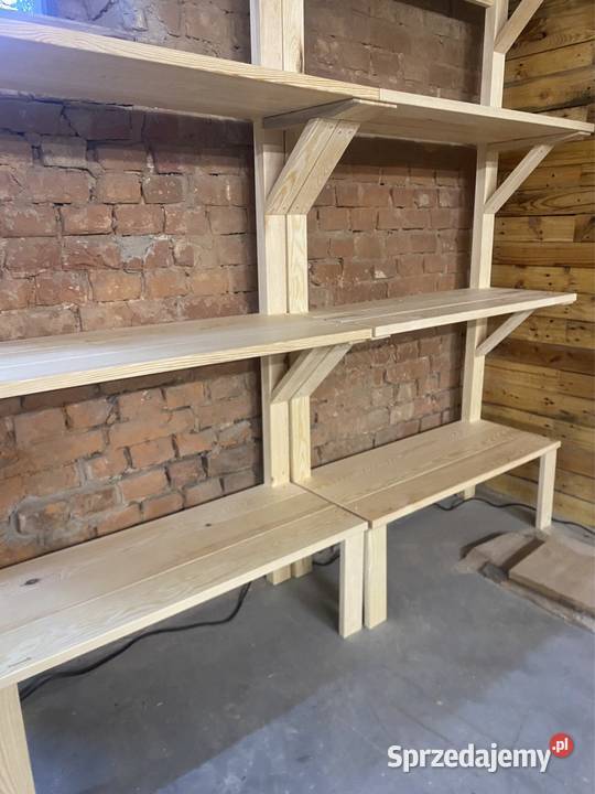 Regał do spiżarni sklepowy ekspozytor 100x40x200