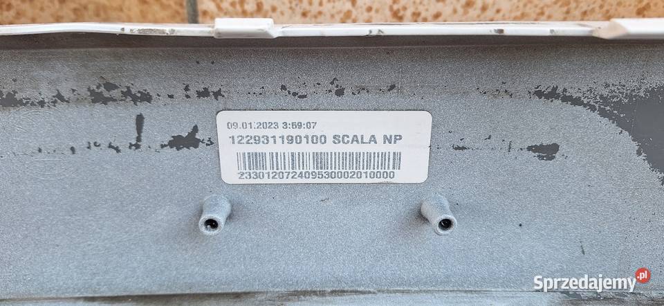 Skoda Scala Zderzak Przód