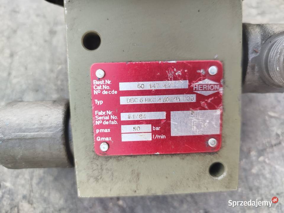 Regulator przepływu oleju mazowieckie Iłża sprzedam