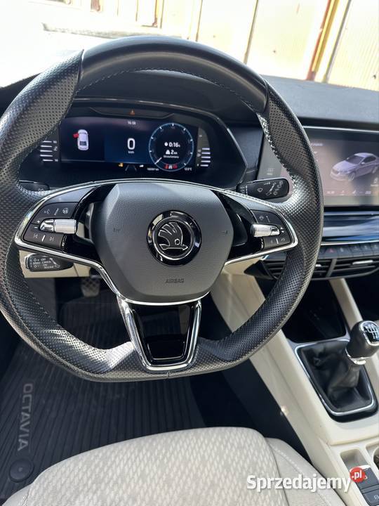 Skoda Octavia 15TSI 150salonPL1 Wł wyposażony ogranicznik prędkości Octavia Lubin