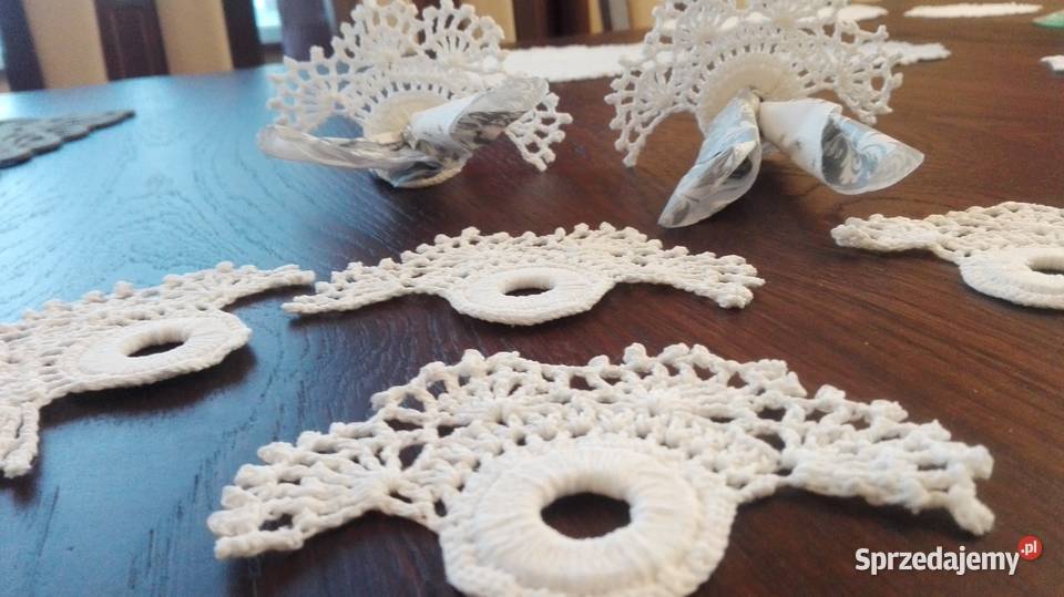 Komplet podkładek szydełkowych kujawsko-pomorskie Pruszcz