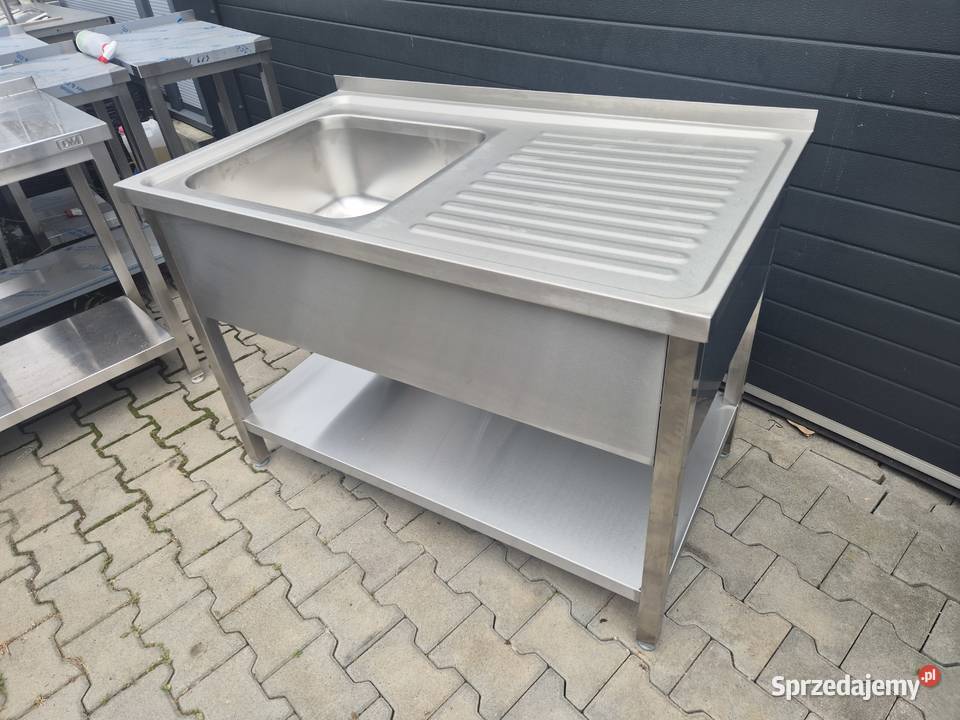 Zlew Gastronomiczny 1 Komorowy Z Półką 1207085 Ostrów Wielkopolski