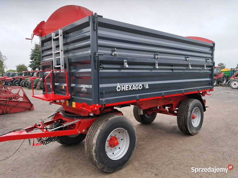 Przyczepa Chexagona 14 ton wywrotka na 3 strony nieuszkodzony mazowieckie Radom sprzedam