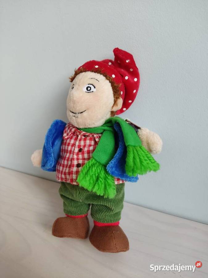 Maskotka pluszowa krasnal wigilijny elf Tkanina