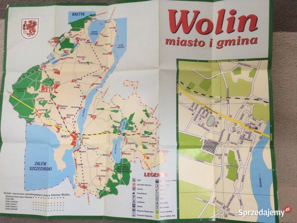 746 Plan Miasta I Gminy Wolin Szczecin sprzedam