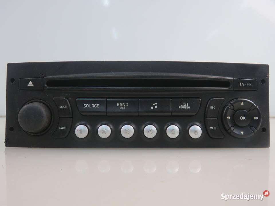 RADIO CITROEN C5 III Break 9663080277