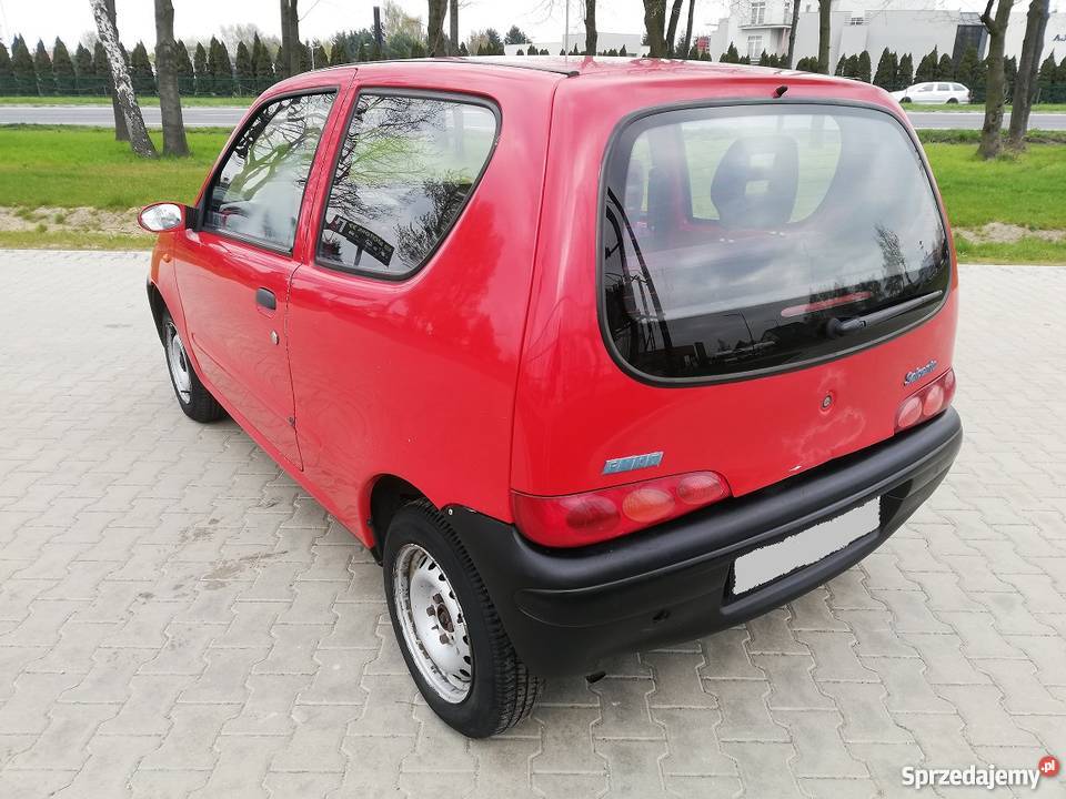 Fiat Seicento 900 I właściciel 63 przebiegu 1999 manualna Poznań