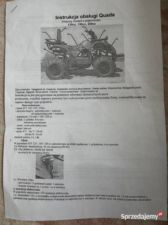 Quad 250 Rokietnica