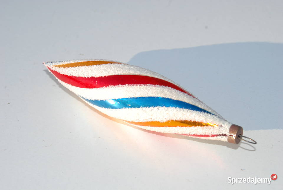 Stara ozdoba choinkowa bombka sopel kolorowy Cieszyn sprzedam