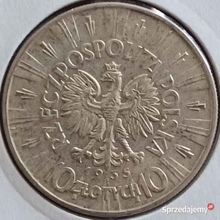 10 J Piłsudski 1935 r Cudeńko oryginalna Konin sprzedam