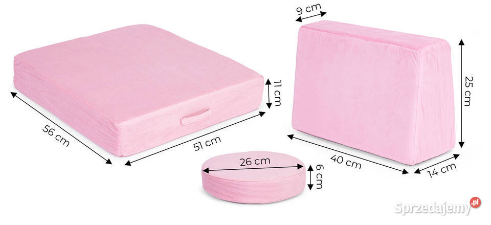 Sofa modułowa duża składana dzieci DIY 8 opolskie Smogorzów