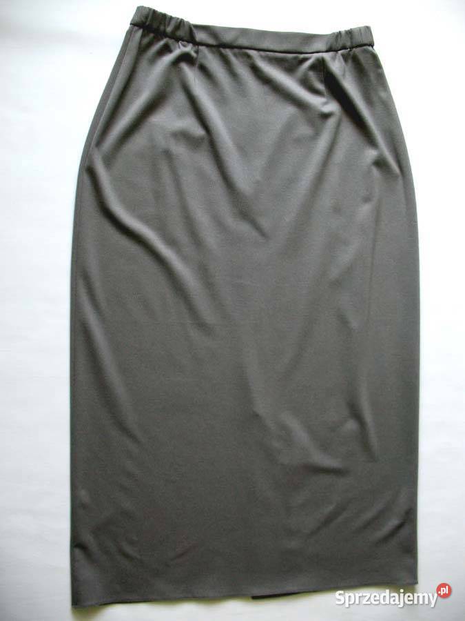 Spódnica szara maxi 48 50 5XL pas 94 Nowa